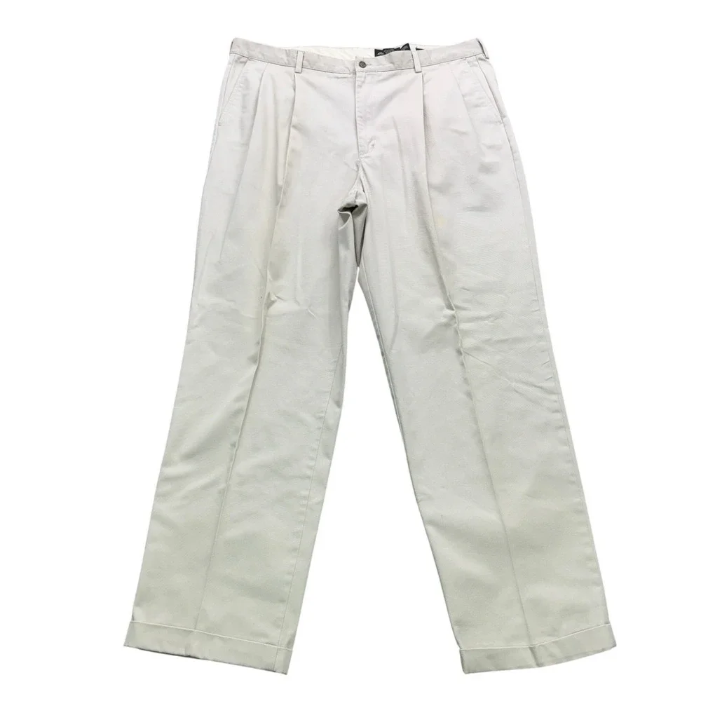 Dockers Chino Pants Mens 42x30 Beige 30L Wrinkle Resistant Casual